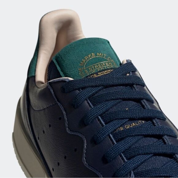 ADIDAS SUPERCOURT SHOESCOLLEGIATE NAVY / GREEN MEN’S SIZE 7 - Picture 9 of 14